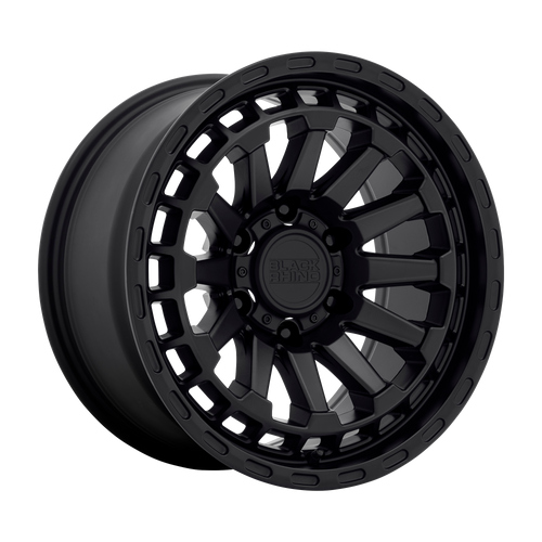 17X8.5 6X5.5 4.04BS Raid Matte Blk - Black Rhino