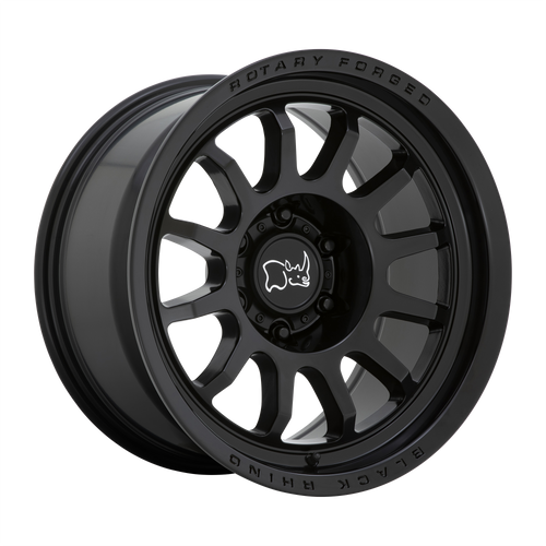 18X9.5 5X5 4.54BS Rapid Matte Blk - Black Rhino