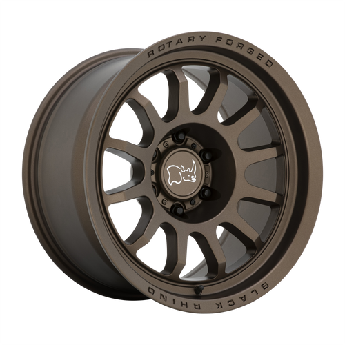 17X9 6X5.5 5.47BS Rapid Matte Bronze - Black Rhino