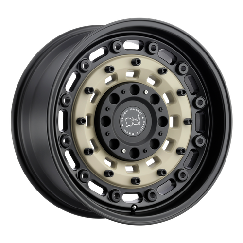 16X8 6X130 6BS Arsenal Sand / Blk - Black Rhino