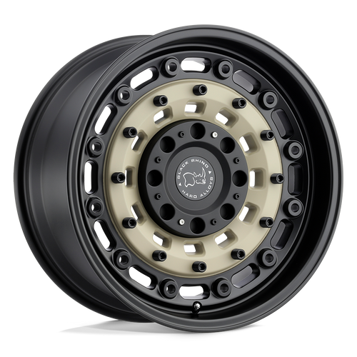 17X8 6X130 6BS Arsenal Sand / Blk - Black Rhino