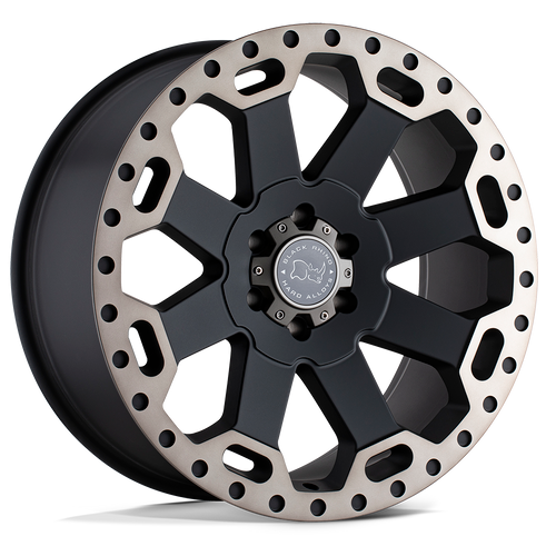 17X8 6X130 6.55BS Warlord Matte Blk / Dark Tint - Black Rhino 17X8 6X130 6.55BS Warlord Matte Blk / Dark Tint - Black Rhino