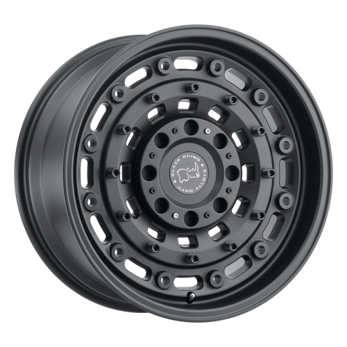 17X8 5X110 5.68BS Arsenal Textured Matte Blk - Black Rhino