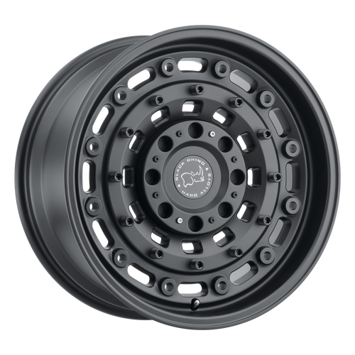 17X8 5X4.5 5.68BS Arsenal Textured Matte Blk - Black Rhino