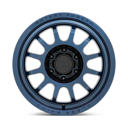 18X9.5 6X5.5 4.54BS Rapid Midnight Blue - Black Rhino