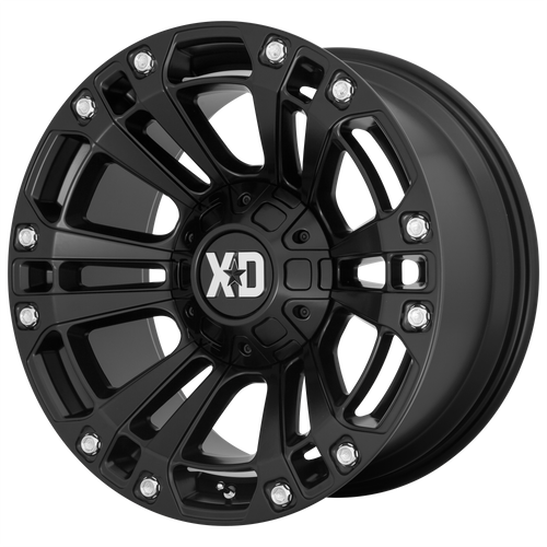 20x9 5x5.5/5x150 5.71BS XD851 Monster 3 Satin Black - XD Wheels