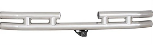 87-06 Jeep TJ/YJ Rear Bumper w/Hitch - Stainless Steel