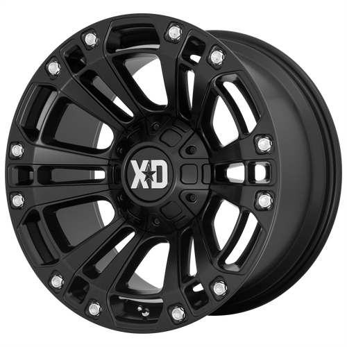 20x9 6x5.5/6x135 5.71BS XD851 Monster 3 Satin Black - XD Wheels