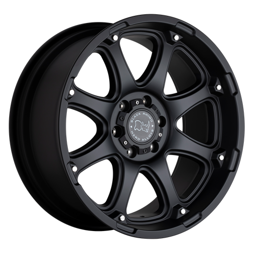 20X9 5X5 4.53BS Glamis Matte Blk - Black Rhino