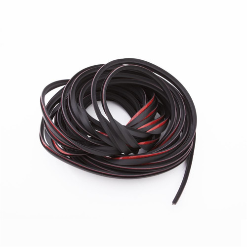 Universal Fender Flare Repl Edge Trim 15ft Roll Hollow Wiper - Bushwacker
