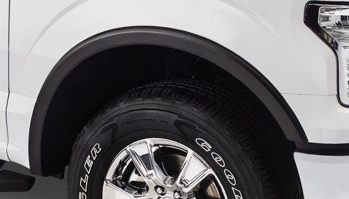 15-17 Ford F150 Front 2pc OE Fender Flares Blk - Bushwacker