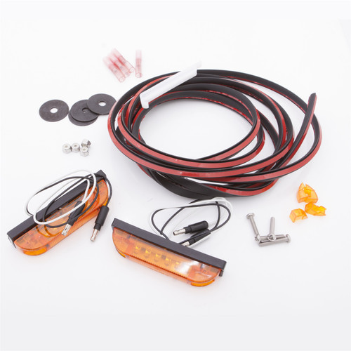 Universal LED Marker Light Kit 2 Wire Fits Flat Flares - Bushwacker