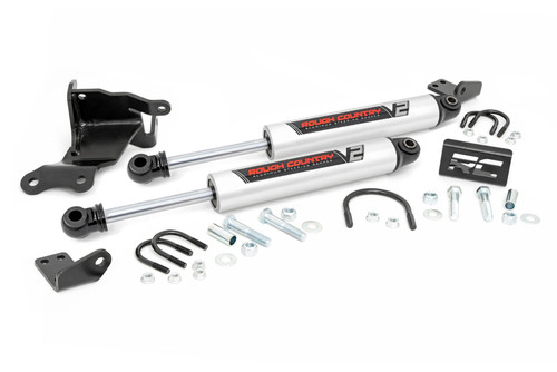 18-24 Jeep JL/JT Dual Steering Stabilizer w/V2 Shocks 18-24 Jeep JL/JT Dual Steering Stabilizer w/V2 Shocks