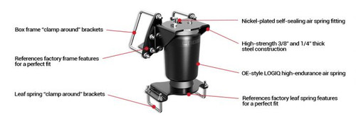 15-Up Ford 150 Load Leveling Helper Spring Kit - ReadyAIR