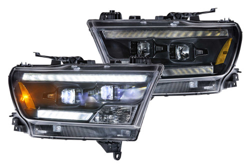 19-22 Dodge Ram 1500 ASM Pair XB Hybrid LED Headlights - Morimoto