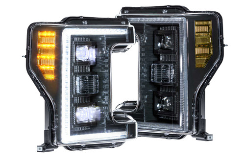 17-19 Ford Super Duty ASM Pair XB Hybrid LED Headlights - Morimoto