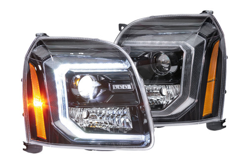 07-14 GMC Yukon ASM Pair XB Hybrid LED Headlights - Morimoto