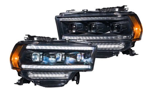 19-22 Dodge Ram HD ASM Pair XB LED Headlights - Morimoto