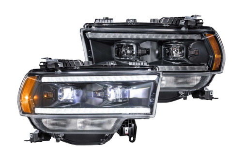 19-22 Dodge Ram HD ASM Pair XB Hybrid LED Headlights - Morimoto