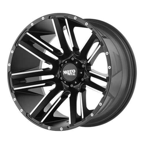 20X9 6X5.5 5.71BS MO978 Razor Satin Black Machined