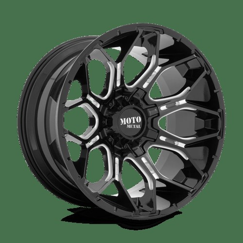 MO808 Sniper 20x9 6x135/6x5.5 +0mm Gloss Black Milled