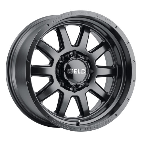 20x9.0 Stealth 8x170  ET00 BS5.00 Satin BLK 125.1 - Weld Off-Road