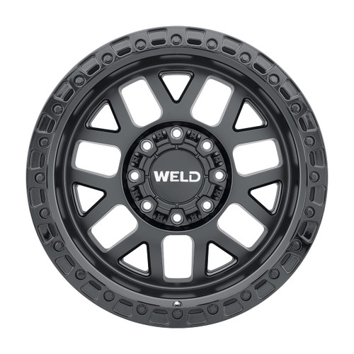 20x10 Cinch 8x170  ET-18 BS4.75 Satin BLK / Gloss BLK 125.1 - Weld Off-Road