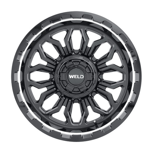 20x12 Flare 8x180  ET-44 BS4.75 Gloss BLK MIL 124.3 - Weld Off-Road