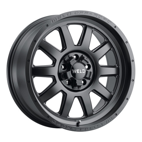 20x10 Stealth 5x139.7 5x150 ET-18 BS4.75 Satin BLK 110.2 - Weld Off-Road