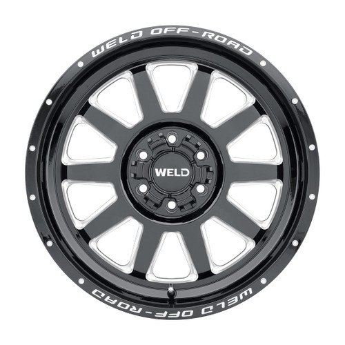 20x10 Stealth 6x135 6x139.7 ET-18 BS4.75 Gloss BLK MIL 106.1 - Weld Off-Road