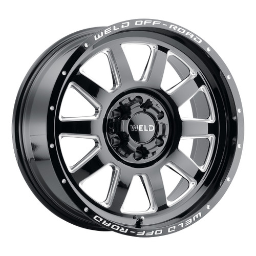 20x9.0 Stealth 6x135 6x139.7 ET13 BS5.50 Gloss BLK MIL 106.1 - Weld Off-Road