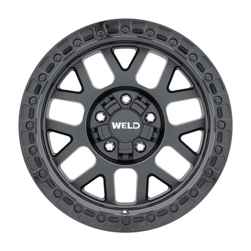 20x10 Cinch 5x139.7 5x150 ET-18 BS4.75 Satin BLK / Gloss BLK 110.2 - Weld Off-Road