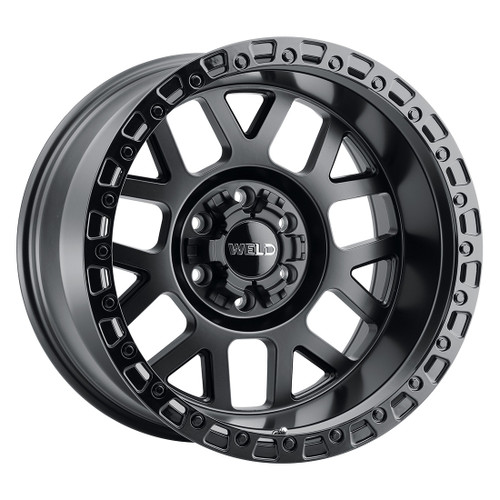 20x9 Cinch 6x135 6x139.7 ET00 BS5.00 Satin BLK / Gloss BLK 106.1 - Weld Off-Road