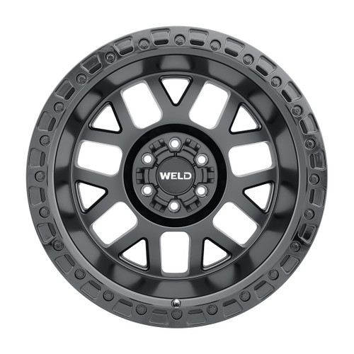 17x10 Cinch 6x135 6x139.7 ET-25 BS4.50 Satin BLK / Gloss BLK 106.1 - Weld Off-Road