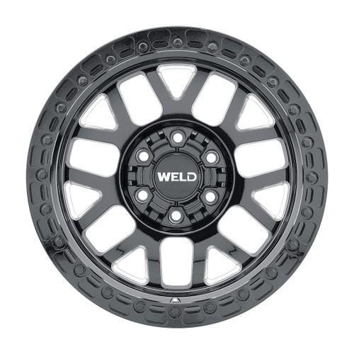 17x9.0 Cinch 6x135 6x139.7 ET00 BS5.00 Gloss BLK MIL 106.1 - Weld Off-Road