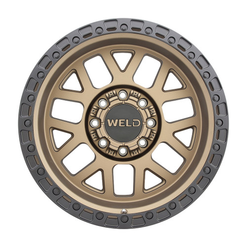 20x10 Cinch 8x165.1  ET-18 BS4.75 Satin BRZ / Satin BLK 125.1 - Weld Off-Road