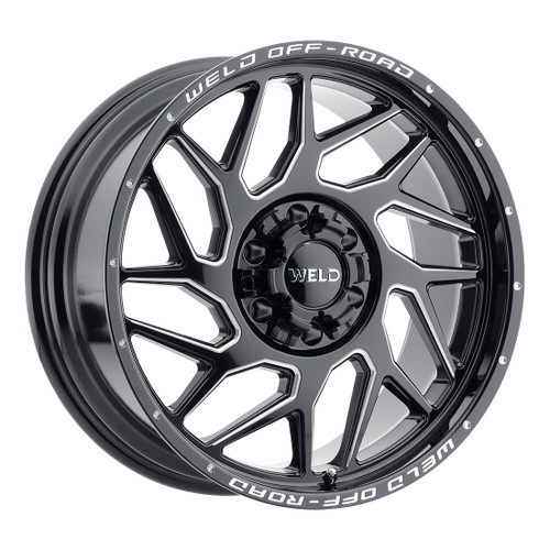 20x9 Fulcrum 6x114.3 6x120 ET20 BS5.75 Gloss BLK MIL 72.56 - Weld Off-Road