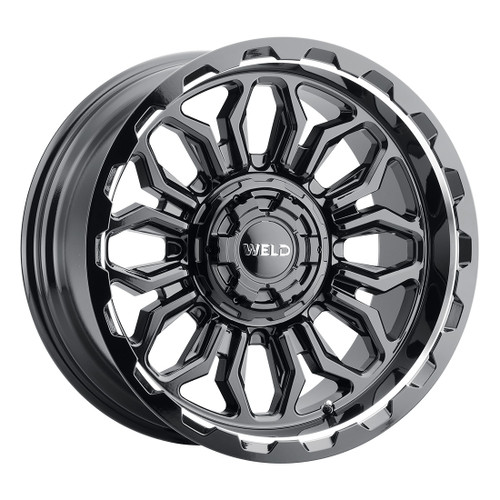 20x12 Flare 8x165.1  ET-44 BS4.75 Gloss BLK MIL 125.1 - Weld Off-Road