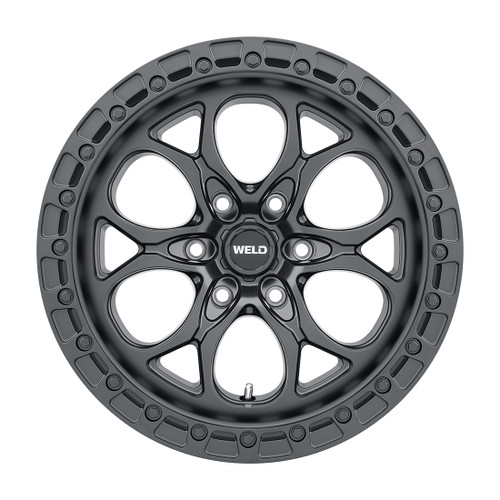 20x9 LedgeSix 6x139.7  ET20 BS5.75 Satin BLK / BLK Ring 106.1 - Weld Off-Road