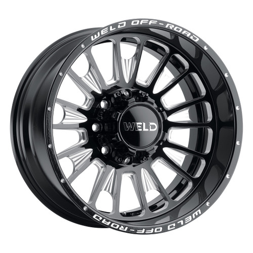 20x12 Scorch 8x180 ET-44 4.75BS Gloss Black Machined 124.3CB