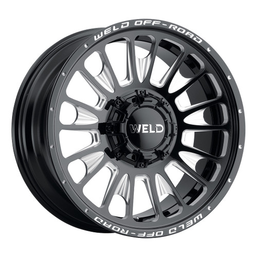 20x9 Scorch 5x139.7 5x150 ET00 BS5.00 Gloss BLK MIL 110.2 - Weld Off-Road