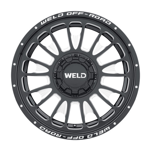 22x10 Scorch 5x139.7 5x150 ET-18 BS4.75 Gloss BLK MIL 110.2 - Weld Off-Road