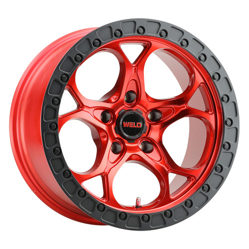 20x10 LedgeSix 6x139.7  ET-18 BS4.75 Candy Red / Gloss BLK 106.1 - Weld Off-Road