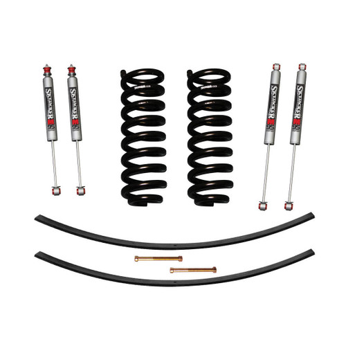 83-97 Ford/Mazda Ranger/Bronco II/B2300/B3000/B4000 1.5-2" Suspension Lift Kit w/M95 Performance Shocks - Skyjacker Suspension