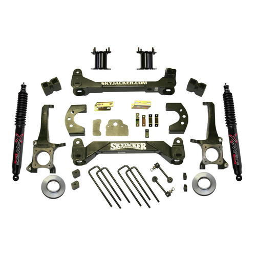07-19 Toyota Tundra 6" Suspension Lift Kit w/Black MAX Shocks - Skyjacker Suspension