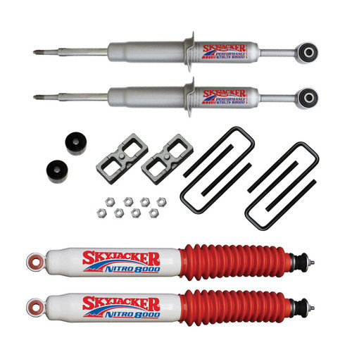 05-15 Toyota Tacoma 3" Suspension Lift Kit w/Front Struts Front Diff. Drop Kit Rear Lift Blocks U-Bolts Rear Nitro 8000 Shocks - Skyjacker Suspension