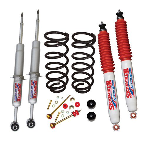 03-19 Toyota 4Runner 3" Suspension Lift Kit w/Front Struts Front Diff. Drop Kit Rear Coil Springs Rear Sway Bar End Links Rear Nitro 8000 Shocks - Skyjacker Suspension