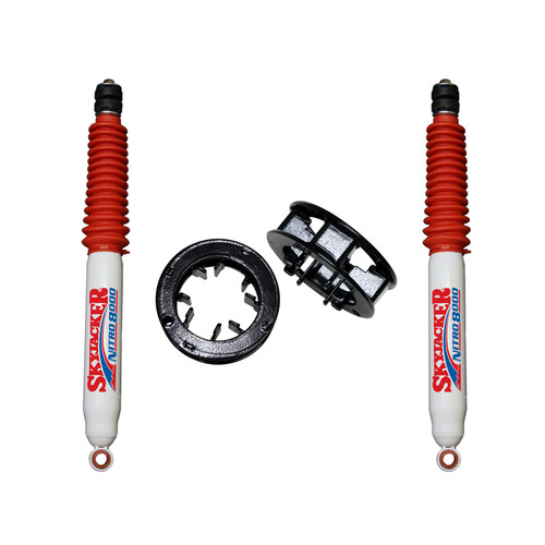 13-19 Ram 2500/Ram 3500 2" Aluminum Spacer Leveling Kit w/Nitro Shocks & Front Spacer - Skyjacker Suspension