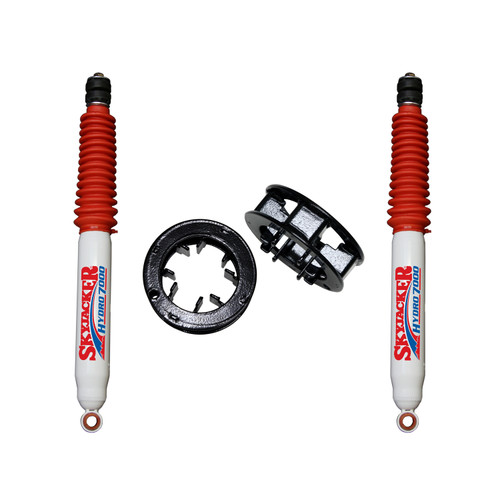 13-19 Ram 2500/Ram 3500 2" Aluminum Spacer Leveling Kit w/Hydro Shocks & Front Spacer - Skyjacker Suspension 13-19 Ram 2500/Ram 3500 2" Aluminum Spacer Leveling Kit w/Hydro Shocks & Front Spacer - Skyjacker Suspension