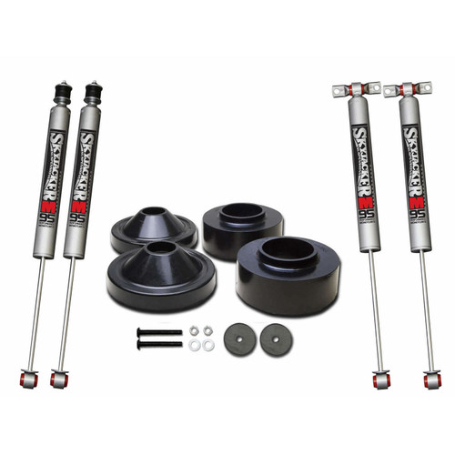 07-18 Jeep JK 0.75-2" Polyurethane Spacer Leveling Kit w/2-Front M95 Shocks - Skyjacker Suspension